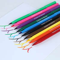 Marqueur alimentaire professionnel certifié BRC, encre comestible, pointe ronde double face de 6 mm pour la décoration de gâteaux en fondant/glaçage