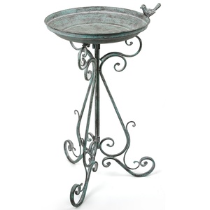 Stable <b>Stand</b> High Large Water Storage Wash Ornament Tube Garden Feeder <b>Bird</b> Bath Mold - Product Image 2