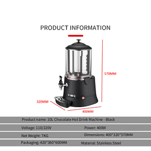 Machine <span class=keywords><strong>à</strong></span> chocolat chaud <span class=keywords><strong>de</strong></span> 5 L, machine <span class=keywords><strong>à</strong></span> mélanger le chocolat automatique, multifonctionnelle - Product Image 5