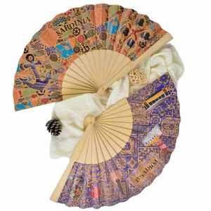Abanicos Plegables Portátiles de Plástico con Logotipo Personalizado de Alta Calidad, Regalos Publicitarios Ecológicos de Estilo Chino con Bolsa OPP - Product Image 5