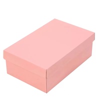 Boîte d'emballage pliable en carton ondulé personnalisée avec logo imprimé bleu ciel blanc noir rose violet pour vêtements chaussettes bouquets