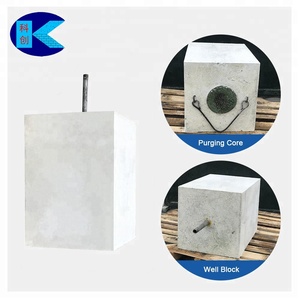 Tối Thiểu Oxy Làm Sạch Lò Nồi Lót Refractories Slit <span class=keywords><strong>Purge</strong></span> Cắm - Product Image 3