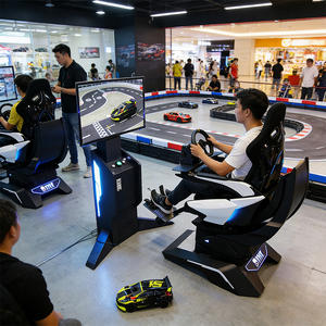 Máquina de Juego de Carreras con <span class=keywords><strong>Simulador</strong></span> de Auto <span class=keywords><strong>F1</strong></span> en Realidad Aumentada (AR) para Parques de Diversiones, Comercial, OEM ODM, Movimiento 3DOF - Product Image 2