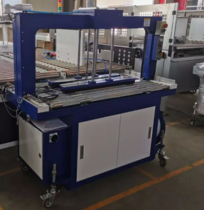 ZHENHUA Carton Pp Ceinture <span class=keywords><strong>Stapper</strong></span> Regroupement Boîtes En Carton Ondulé Cerclage Faisceau Rétractable Emballage Machine D'emballage - Product Image 6