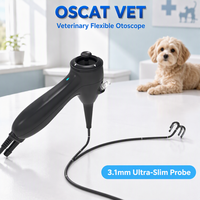 Endoscope vétérinaire professionnel OSCAT VET avec canal instrumentaire de 1,2 mm pour prélèvement biopsique chez les animaux de compagnie, endoscope vétérinaire RAE-201