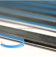 Barre d'espacement en aluminium avec bande de butyl intégrée, adhésif double face, pour vitrage isolant, bande métallique pour vitrage creux