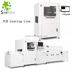 Electronics Production Machinery High Precision Automated SMT Line Machine PCB /PCBA Selective UV Conformal Coating Machine