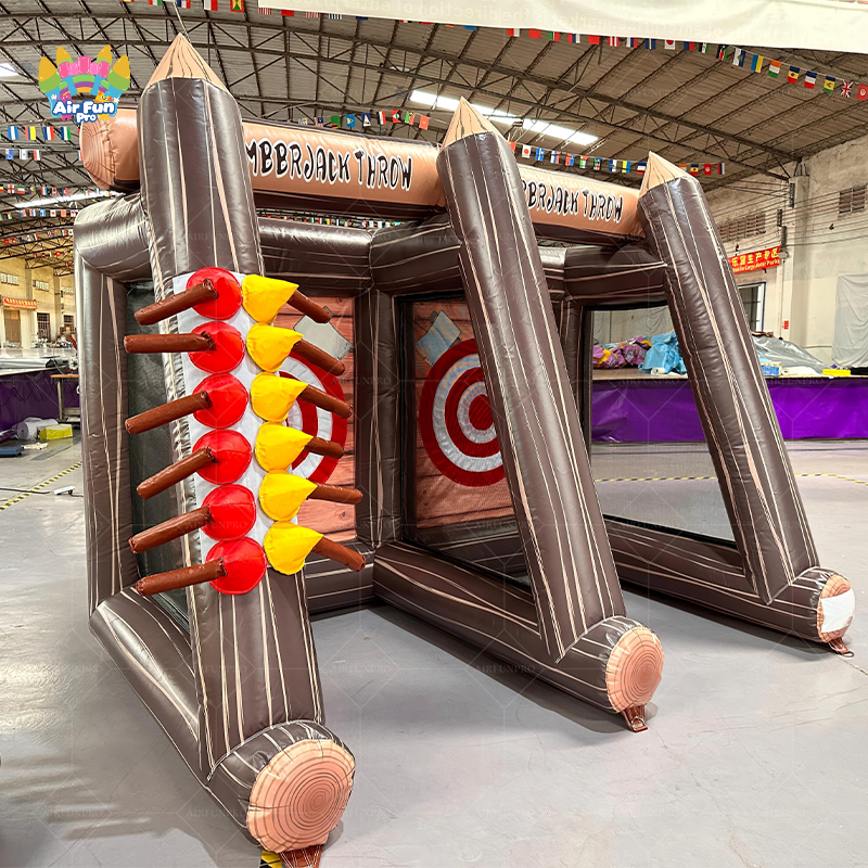 Heavy Duty Inflatable Axe Throwing Game