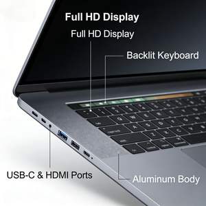 Portátil empresarial al por mayor de 15.6 pulgadas con Ryzen 5 3400G, portátil para juegos con frecuencia de 3400G, 16 GB de RAM, portátil empresarial para oficina. - Product Image 4