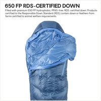 Kantung Tidur Ultralight Berbahan Daur Ulang Bebas PFAS dengan Lapisan Anti Air, Model Mummy untuk Dewasa, Cocok untuk Backpacking dan Tenda