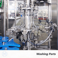 Machine de remplissage et de bouchage automatique de bouteilles en verre sous pression isobare 800-1500 BPH avec écran tactile PLC pour bière, soda et eau gazeuse