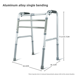 <span class=keywords><strong>Déambulateur</strong></span> pliant en acier inoxydable avec roues, léger, aide à la mobilité <span class=keywords><strong>pour</strong></span> personnes handicapées - Vente chaude - Product Image 6