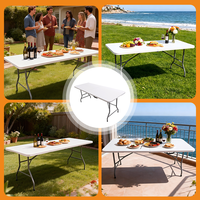 Produits phares : Table rectangulaire pliante, table portable pliante, table pliante pour s'asseoir au sol