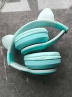 Harga Pabrik Grosir Headphone Gaming Nirkabel Tipe C On-Ear & Over-Ear dengan Fitur LED Mic dan Telinga Kucing