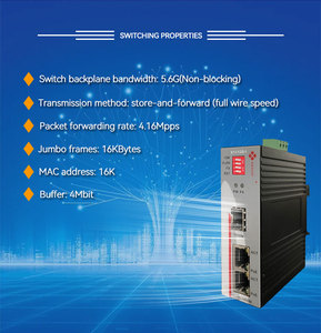 Convertidor de Medios Xallcom X1112N-I Industrial para Riel DIN, 1 <span class=keywords><strong>Giga</strong></span> <span class=keywords><strong>Fibra</strong></span>, 2 Gigabit Cobre, Conector RJ45, Monomodo, 20KM, SFP - Product Image 6