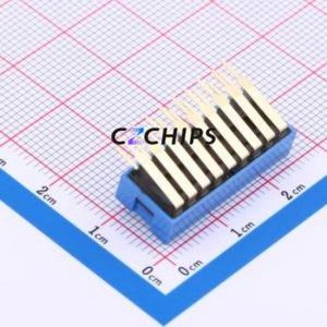 DA-09-B-T DIP Switch Through hole Component (THT) Switch Single Pole Single Throw 9-Bit 2.54mm 25mA - Product Image 2