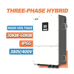 อินเวอร์เตอร์ไฮบริดสามเฟส 30000 วัตต์ UNC แบบ On/Off Grid 380v/400V 4MPPT ช่วงแรงดันไฟฟ้า 150-850v 150v/200v/250v/300v IP65/IP66 CT - Product Image 1