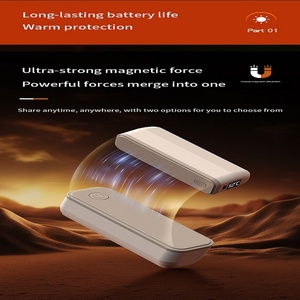 Calentador de Manos Digital Magnético Inteligente de Doble Uso, Calentamiento Rápido, 2 Unidades, 6000 mAh Recargable, para Hogar y Auto, Plástico, Superventas - Product Image 3