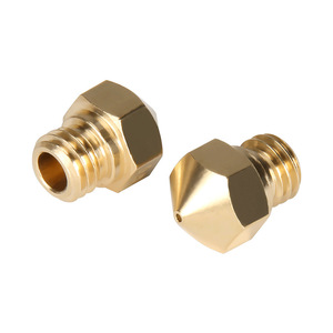Boquilla para impresora 3D KINGROON, 0,2, 0,3, 0,4, 0,5, 0,6, 0,8, 1,0mm, latón MK10 para extrusora E3D - Product Image 2