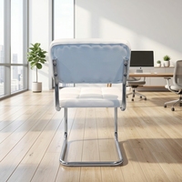 Chaises de conférence et de réception modernes en cuir, idéales pour les hôpitaux, hôtels, écoles, salles de réunion et salles de formation