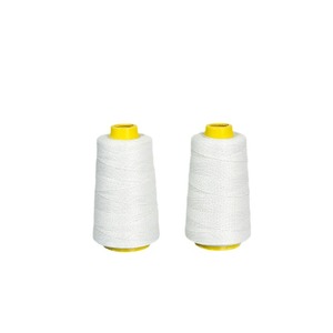 Spun <b>Polyester</b> <b>Yarn</b> 100% White Open End High Tenacity For Packaging And Construction Use - Product Image 3