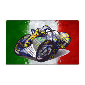 Flagdom ชุดป้าย3X5Ft สำหรับผู้ขับขี่รถจักรยานยนต์ที่เป็นตำนาน90X150CM โปสเตอร์พิมพ์ลายทำจากโพลีเอสเตอร์ชุดป้ายสำหรับผู้ขับขี่รถจักรยานยนต์ - Product Image 5