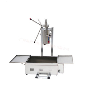 Máquina Eléctrica Comercial de Alta Resistencia para Hacer Churros con Tambor de Masa de 5L, 5 Boquillas y Freidora Profunda de 6L - Churrera Española - Product Image 3