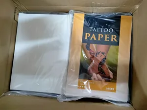 YESION Kertas Transfer Tato Laser A4 Kustom Grosir Stiker Sementara Putih Kertas Tato Geser Air untuk DIY