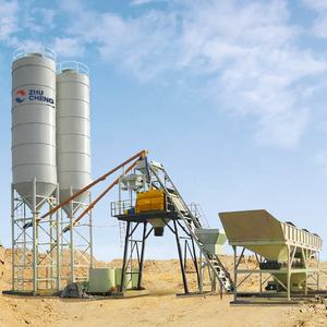 Petite centrale de production de béton stationnaire de 35 m³/h avec pompe malaxeuse JS750 et moteur, contrôle entièrement automatique, haute efficacité, en promotion - Product Image 1