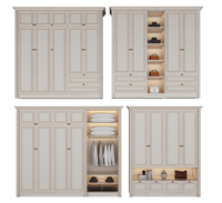 Meuble de rangement à chaussures moderne de luxe avec éclairage LED, 2 tiroirs, armoires basses pour l'entrée d'un appartement/villa/hôtel