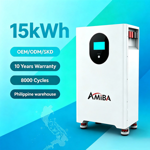 15kWh Power Wall <b>Battery</b> Mounted Lithium 51.2V Compact <b>Home</b> Energy Storage Solar <b>Backup</b> System - Product Image 1