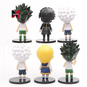 10CM 6 uds modelo de personaje Killua <span class=keywords><strong>Zoldyck</strong></span> HunterXHunter Anime figura conjunto juguete regalos - Product Image 2