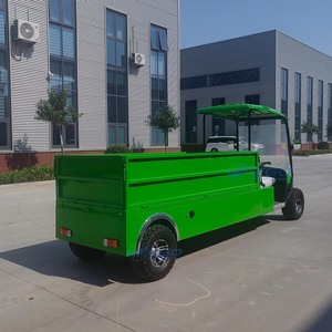 High Performance Street Legal <b>4x4</b> Drive Club Car Long Range Electric Green Golf Cart for Scenic Area Sightseeing Car - Product Image 3