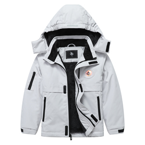 Veste de ski confortable à capuche de meilleure qualité pour garçons Style décontracté Sports de plein air d'hiver et activités de neige pour enfants - Product Image 3