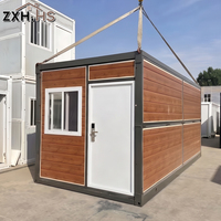 Maison conteneur pliable pour abri d'urgence et bureau temporaire