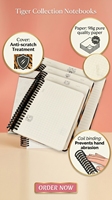 Cuaderno de Espiral con Diseño de Leopardo para Regalo, A6/A6L/A5MINI/A5/B5/A4, Alta Calidad, 100 Hojas Gruesas, Juego Completo de 6 Piezas