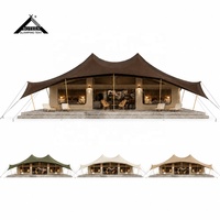 BOTEEN Luxe Tent Fabrikant 1050G Dubbellaags Spanmembranen Villatent Op Maat Glamping Tent One-Stop Projectleverancier B2B
