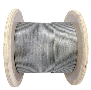 Acero al Carbono Galvanizado de Alta Resistencia a la Tracción 60, 6*7+IWS-1.8mm 2mm #   Fabricación de Cables de Acero de 0.6mm AiSi con Conformación en Frío - Product Image 6
