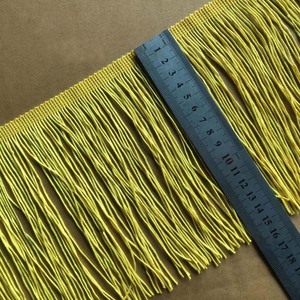 10Cm Rộng Tự Làm Phụ Kiện May Mặc Polyester Ren Trims Màu May Dệt Kim Khiêu Vũ Latin Trang Phục Tua Rìa Ren Vải Dài - Product Image 3