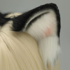 E0078 هالوين شيبا إينو عقال الأذن واقعية أفخم آذان الحيوان غطاء الرأس ل تأثيري هزلية يخدع البني الكلب آذان الشعر - Product Image 5