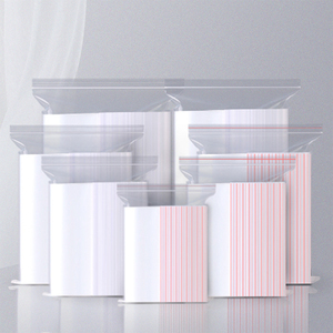 Waterproof Airtight Food Packaging Plastic Bag Reclosable PE Poly Bags <strong>Transparent</strong> Zip <strong>Sachets</strong> With Resealable Zipper - Product Image 4