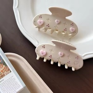 Pinza de Pelo Creativa Estilo Coreano con Diamantes y Flores, Pinza de Pelo Tipo Tiburón para <span class=keywords><strong>Mujer</strong></span>, Accesorio para el Cabello - Product Image 3