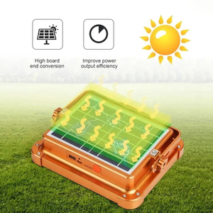 Taşınabilir yüksek güç şarj edilebilir USB şarj güneş dış aydınlatma acil kamp için su geçirmez LED güneş sel ışıkları - Product Image 3