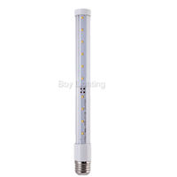 Nouveau produit Ampoule LED longue en forme de maïs blanc chaud AC85-265V 12W E27 pour éclairage de jardin, mur, sol