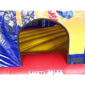 Château gonflable <span class=keywords><strong>Spiderman</strong></span> personnalisé avec toboggan 5x5m - Conception gratuite Centre de jeux sur le thème des garçons commercial - Product Image 6