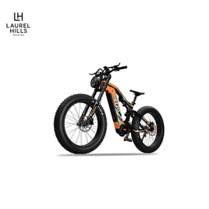 HEZZO Livraison gratuite E-Bike 52V Batterie au lithium Puissance 160Nm Couple avant 140MM Voyage Suspension pneumatique Écran LCD Compatible US EU - Product Image 1