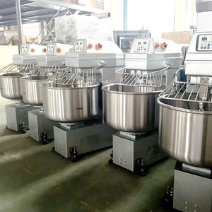 Amasadora Espiral Automática con Motor, Certificación CE, Capacidad de 12kg/25kg/50kg, Acero Inoxidable de Grado Alimenticio, Equipo de Panadería - Product Image 1