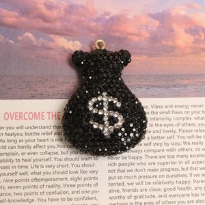 Bolsa para dinero de base plana con diamantes, accesorio plano para colgante DIY, para carcasas de teléfono - Product Image 6