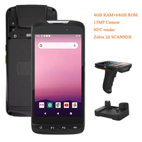 Dispositivo PDA Industrial Resistente, Colector de Datos, Escáner de Código de Barras PDA, Terminal Portátil Android, Computadora Móvil
