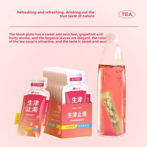 Chucha 2025 nuova bustina di tè birra fredda Wumei pompelmo e Begonia tisana 8g * 10 sacchetti di plastica in PVC - Product Image 4